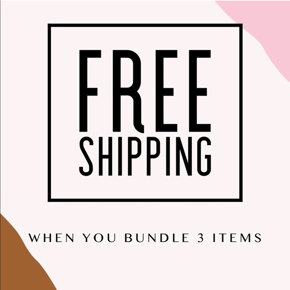 FREE shipping on 3 or more items!